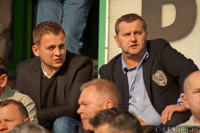 Konrad Piechocki (po prawo) zastąpił na stanowisku Prezesa Zarządu Marcina Szymczyka (po lewo)